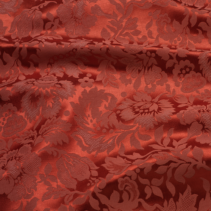 Damask Coral Cloth